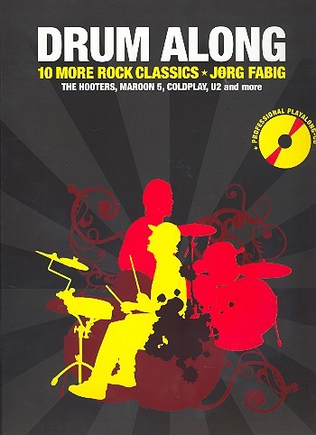Drum along - 10 more Rock Classics (+CD): für Schlagzeug